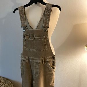 Women’s Corduroy Overalls Silver Jeans
